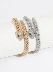 Animal Spirit Snake Bracelet, Trendy Layered Jewelry, Fashionable Party Accessory, Stylish Gift Idea, Versatile Cool Design