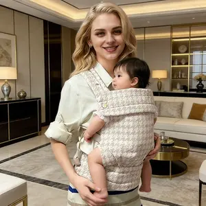 Ergonomic Baby Carrier, Adjustable Ergonomic Carrier, Newborn to Toddler, Lightweight Infant Carrier, Lightweight Breathable Cotton, Hands-Free Comfort, Ideal for Parents