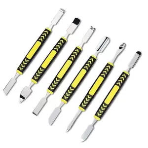 Professional Anti-Slip Silicone Grip Pry Tool Kit for Electronics Repair, Precision Screwdriver Set for iPhone iPad Tablet Opening, Scratch-Resistant Prying Tools with Fine Repair Spudger Kit.