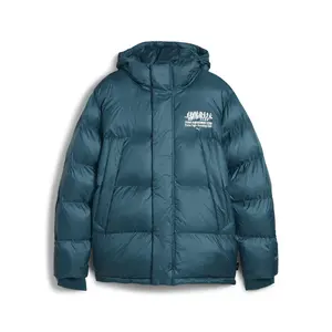 PUMA Mens X Lost Management Cities Pertex Primaloft Puffer Jacket Athletic Outerwear Casual - Green