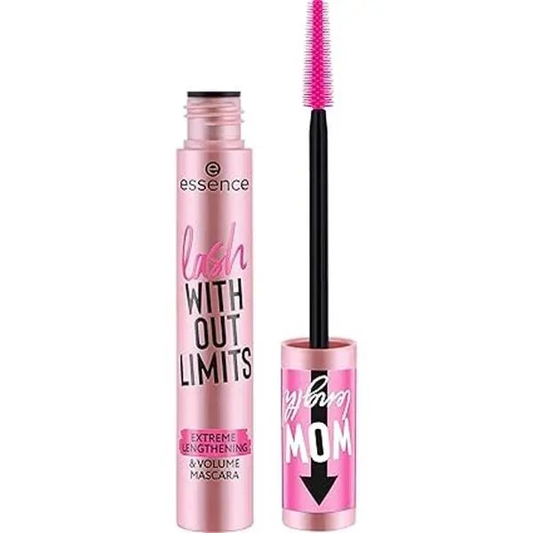 essence | Lash Without Limits Extreme Lengthening & Volume Mascara (01 | Extra Black) | Volumizing & Lengthening | Vegan, Cruelty Free & Paraben Free Cosmetic Makeup Cosmetic Makeup