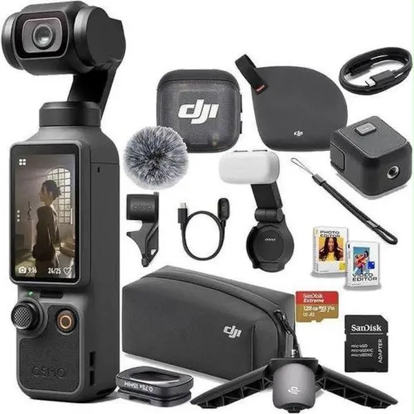 DJI OSMO Pocket 4, Portable Action Camera for Vlogging & On-The-Go Photography (Electronics, Cameras & Accessories)
