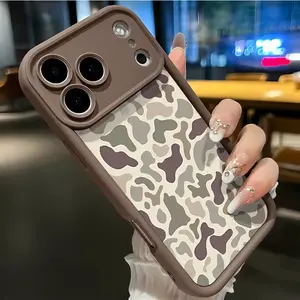 Camo Soft&Flexible TPU Silicone Phone Case For iPhone 17 Pro Max AIR 16 15 14 13 12 11 Plus XSMAX Cases Durable|Shockproof|Full Camera Protection|Anti-Scratch|Anti-Fingerprint|Slim Fit|Gift For Girlfriend/Men/Women