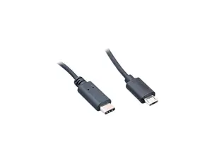 Nippon Labs 3 ft. USB 2.0 Type C Male to Micro B Male Cable, 480M, 3A , Black Color, 30C-10UC-2CM1-1