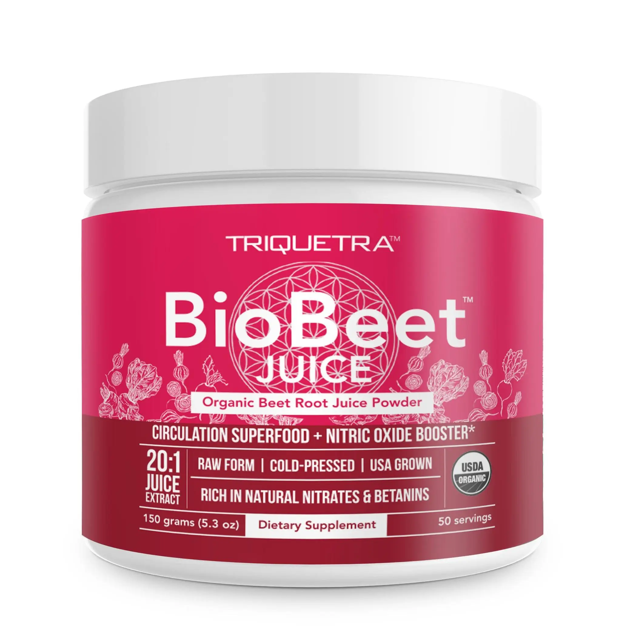 Organic BioBeet Juice Powder- 20:1 Concentrate Healthcare Dietary