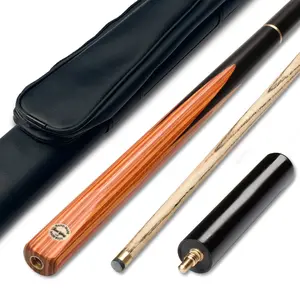 Premium  Billiards Cue Set With Leather Case, Extra Hand, 3/4 Split, 10.2mm Tip, 18-29oz Weight, 57 inches Length, Perfect for Professional and Recreational Player.