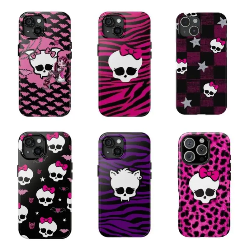 M0n3ter High Phone Case, Trendy Phone Case,Tough phone case,for iPhone 16/15/14/13/12/11/17 ProMax Plus for Samsung phones, suitable for both men and women, an excellent choice for Halloween, Christmas and Thanksgiving.