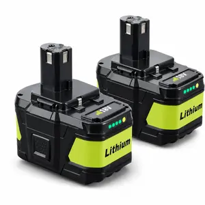 2Pack 9.0Ah 18V Replacement Battery for Ryobi ONE+ P108 P109 P102 P103 P104