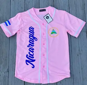 NICARAGUAN PINK JERSEY UNISEX