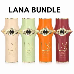 LANA BUNDLE - 4 Unique Eau de Parfum Scents By Camara Perfumes- Obsession, Divine, Desire, Bliss - Premium Fragrance Collection