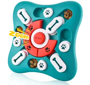 PETSTA Dog Puzzle Toys, Treat Dispensing Dog Enrichment Toys for IQ Training and Brain Stimulation, Interactive Mentally Stimulating Toys as Gifts for Puppies, Cats, Dogs
