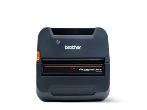 Brother RuggedJet RJ4235BL Direct Thermal Printer - 4-Inch Rugged Mobile Printer with Bluetooth Wireless Connectivity and Smart Li-ion Battery - USB - Bluetooth -  (NFC)