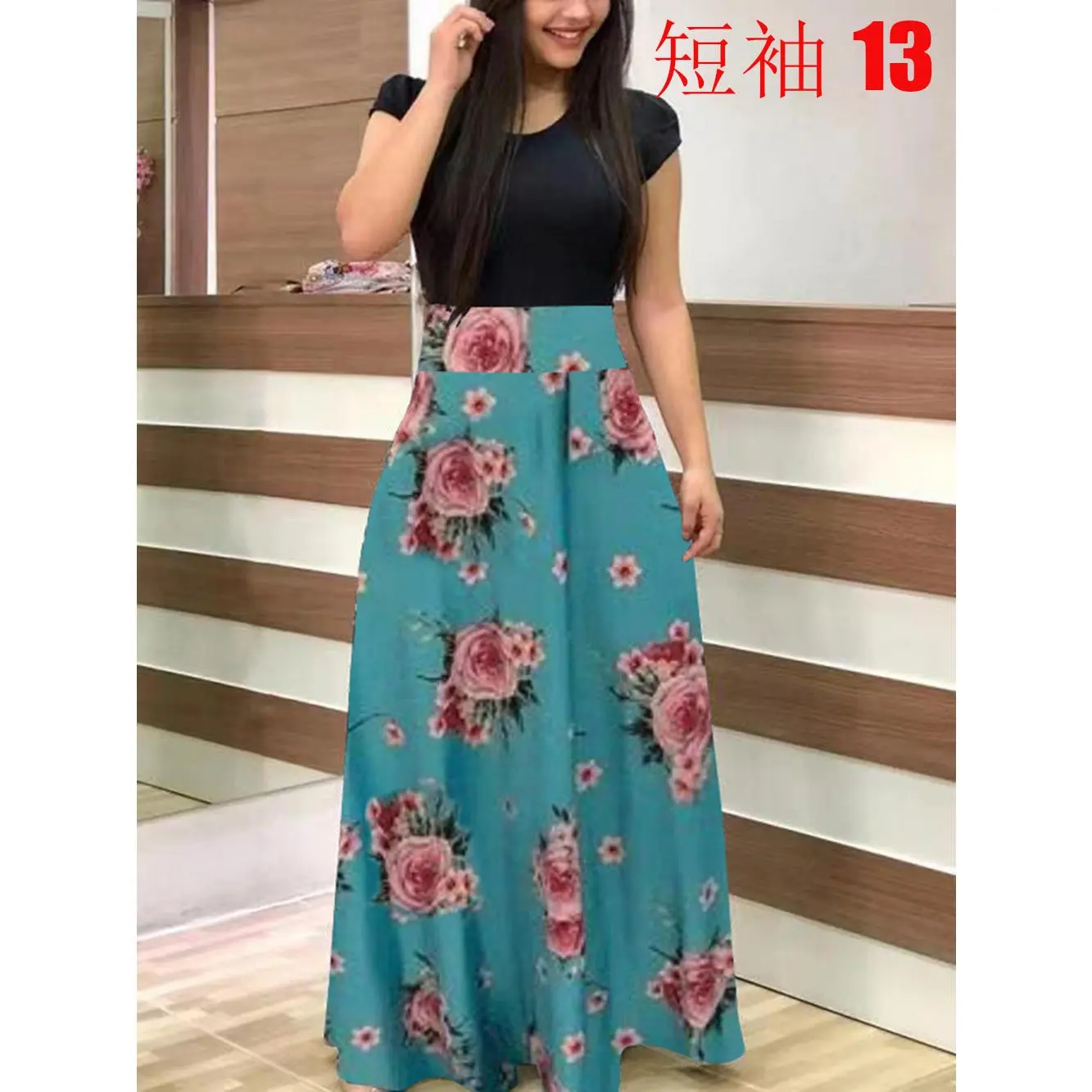 13 Short sleeved light green 8888