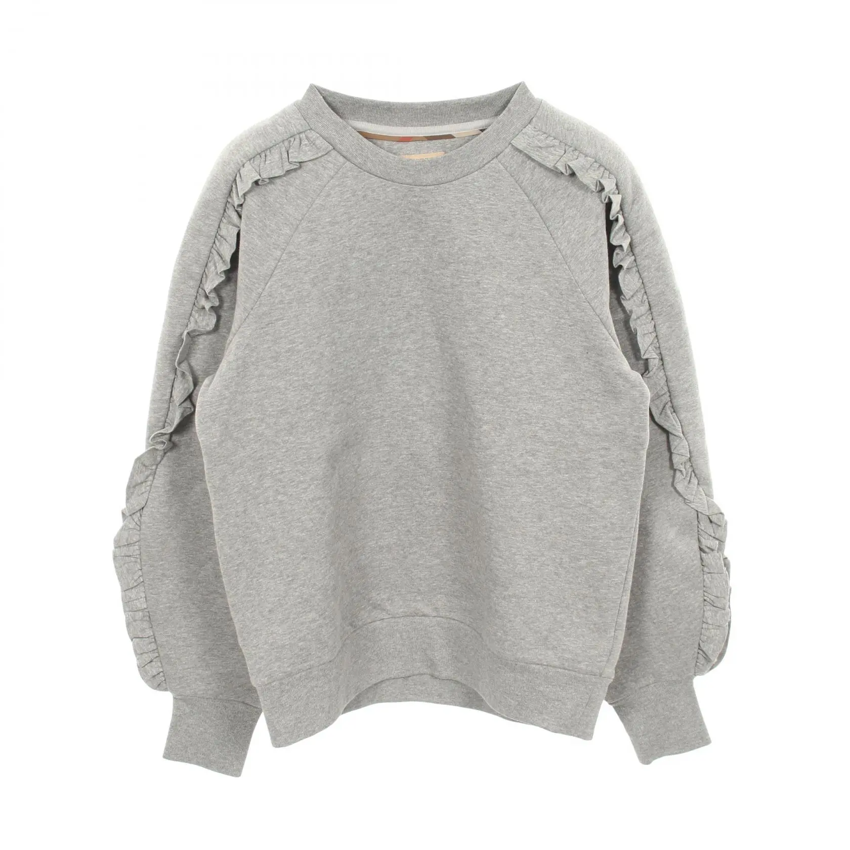 Pre-owned BURBERRY Cotton Small Leather Goods Frill Polyester Sweatshirt