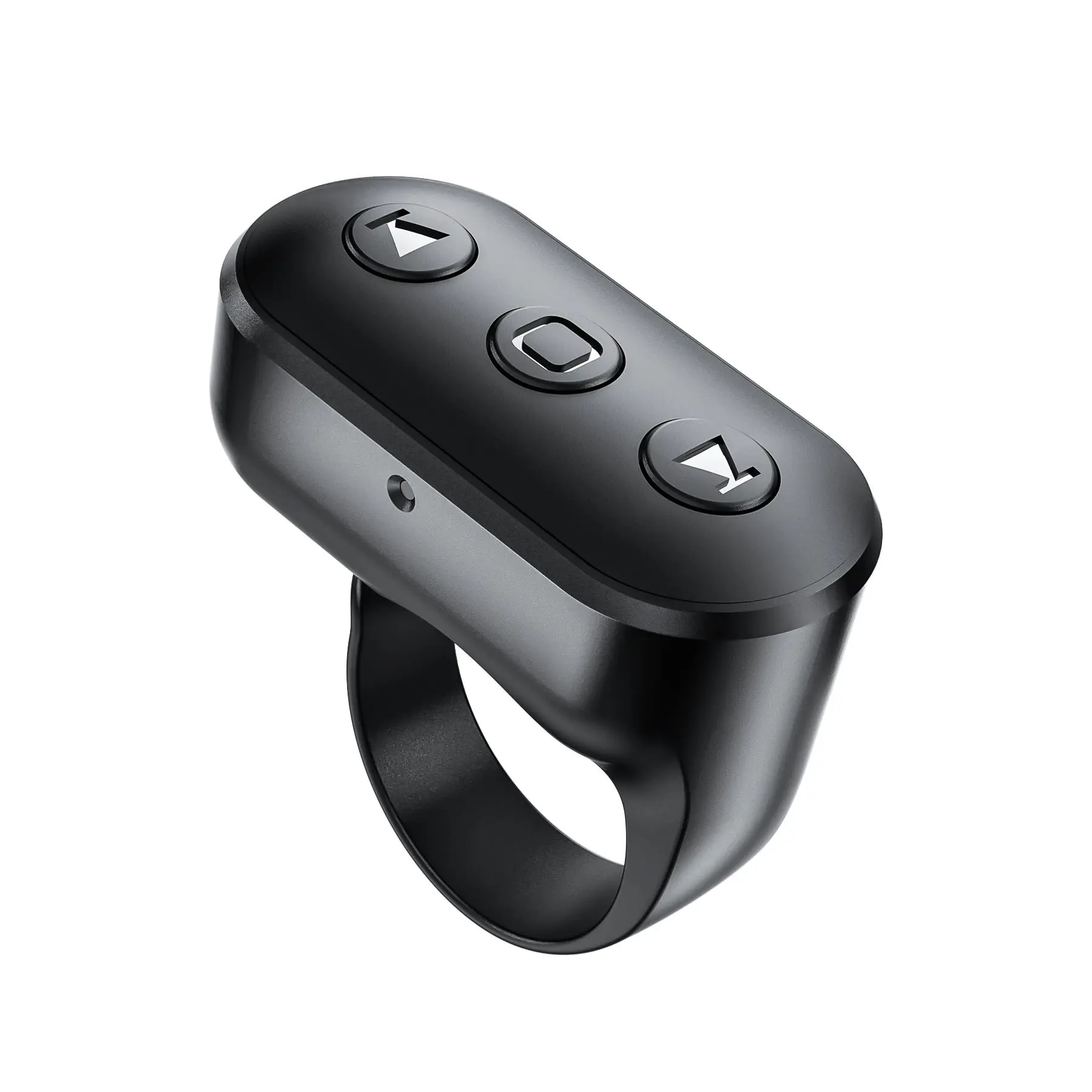 Scrolling Ring Remote, Wireless Fingertip Clicker for TikTok YouTube Instagram Shorts, Page Turner for Kindle App, Landscape & Portrait Control, Compatible with iPhone iPad Android Phone & Tablet