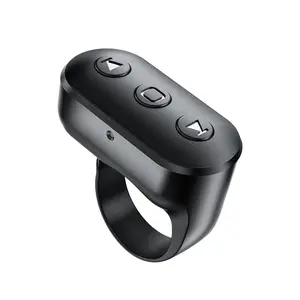 Scrolling Ring Remote, Wireless Fingertip Clicker for TikTok YouTube Instagram Shorts, Page Turner for Kindle App, Landscape & Portrait Control, Compatible with iPhone iPad Android Phone & Tablet