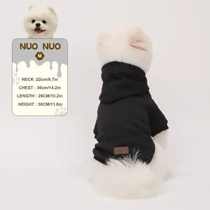 Pet Hoodie Coat, Husky Clothes, Winter Warm Dog/Cat Hooded Sweater, Pink/Black/Blue Hooded Pet Jacket with Pullover Design, Cold Weather Pet Apparel for Small Medium Large Dogs & Cats, Cozy Autumn Winter Dog Outfit