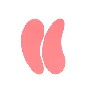 1 Pair Reusable under Eyelash Pads Silicone Stripe Lash Lift Eyelash Extension Eye Patches under Eye Gel Patch Makeup Tools