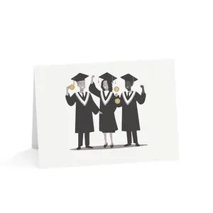 Bitcoin Graduate Success Greeting Card