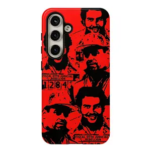 Che Guevara Red Pattern Phone Cases ,Shockproof Rugged Cover Dual Layer Soft TPU Hard Bumper Shell for Samsung S26 S25 S24 S23 S22 S21 NOTE20 Ultra A71 A56 A36 Plus FE A06 A13 A14 A15 A16 A23 A25 A26 A34 A52 A53 A54 A55 Edge, Cool Revolution Style