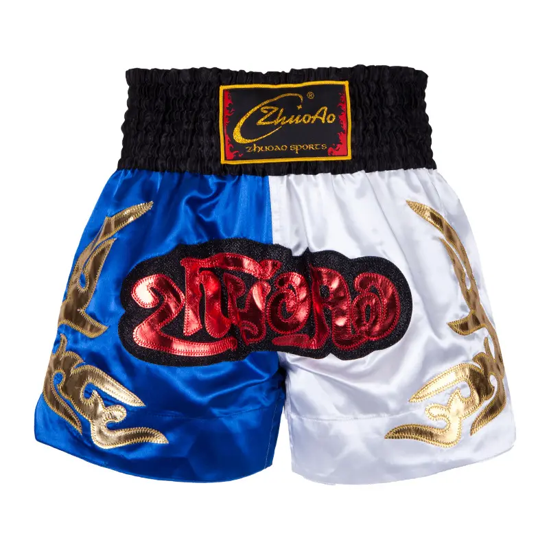 Black waist patchwork Muay Thai pants