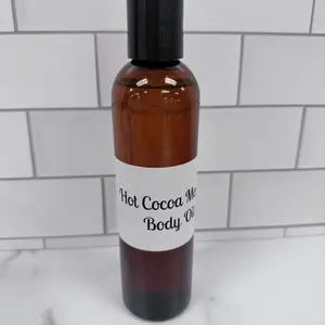 Hot Cocoa & Mocha Body Oil 8oz Moisturizer Sunflower Favorite for Skin Repair Hydrating Formula - Hydrate