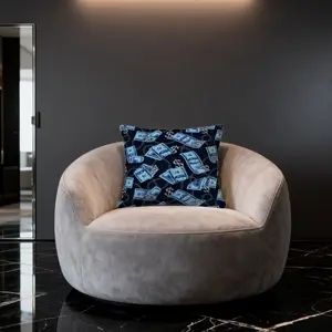 1pc Dollar Bill Print Pillow, Streetwear Single-Side Printed Cushion, 18x18 Inch Decorative Throw Pillow for Home Decor