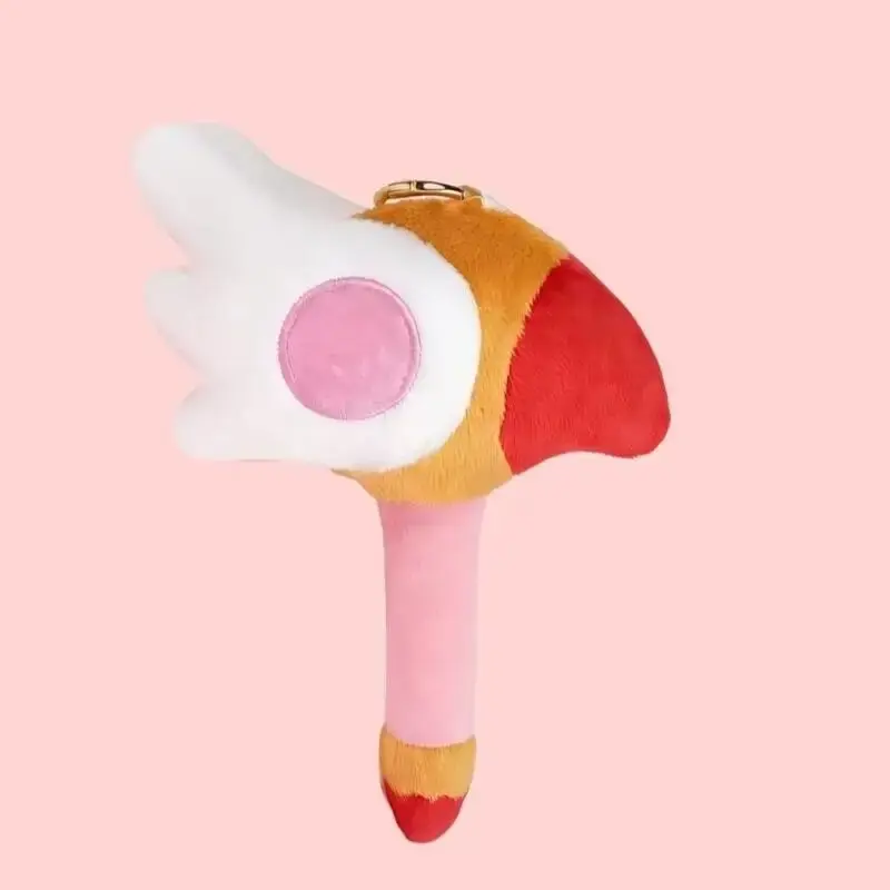New Model Card Captor Sakura Plush Fabric Bird Head Cane Ornament, Backpack Hanger, Keychain, Girl's Holiday Gift
