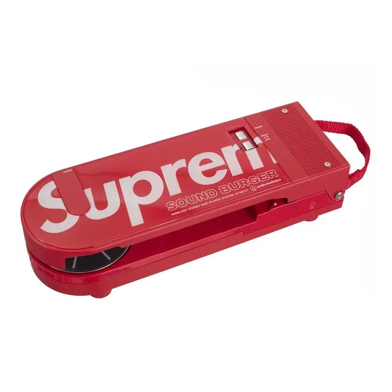 Supreme Audio Technica Sound Burger Turntable Red by StockX