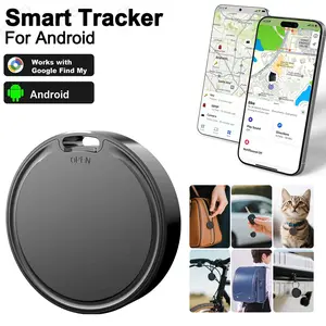 Android air tag, Android tracker tag, 2-year battery life, Google Find tracker for Google Find Hub application, IP65 waterproof luggage tracker, Android keys, wallets, luggage (black)