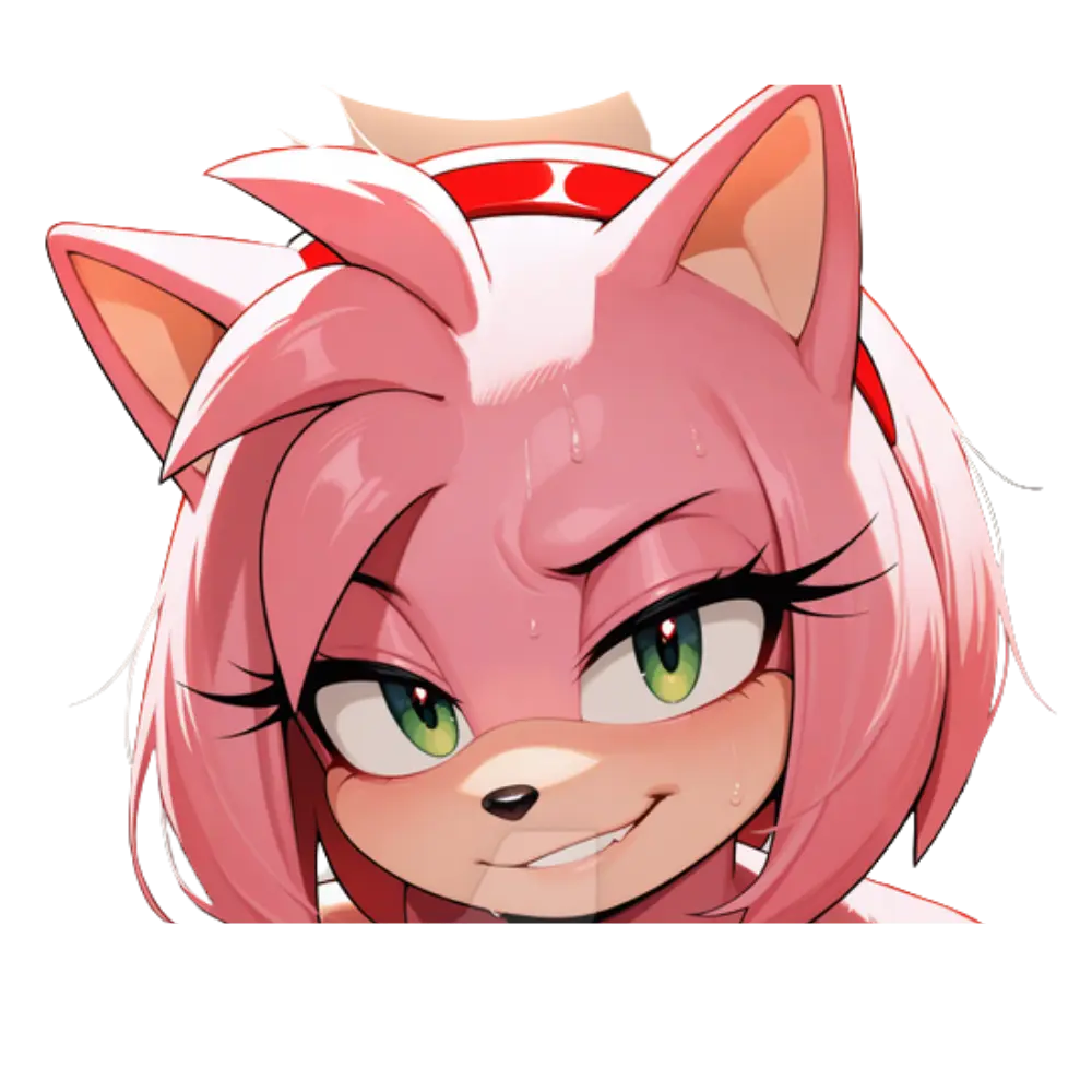 Pink Hedgehog Girl Vinyl Sticker, Cheerful Cartoon Character Art Decal, Cute Action Style Design, Glossy Finish, Laptop Car Water Bottle Decor