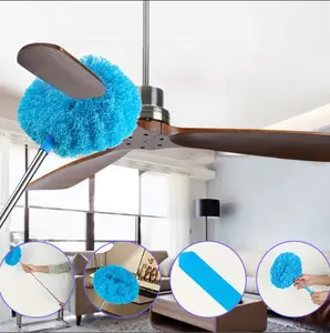 Multi - functional Retractable Duster for Ceiling Fans, Bookshelves & More, Easy High - Reach Cleaning