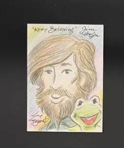 “Keep Believing” Sketch Trading Card - Created by Guy Gilchrist
