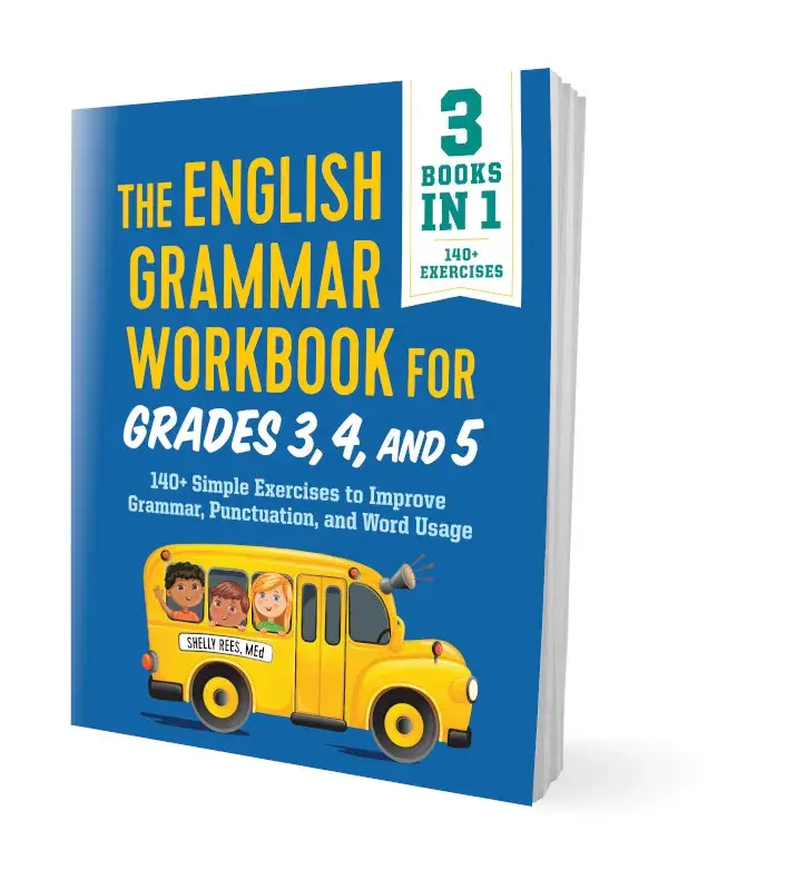 The English Grammar Workbook for Grades 3, 4, and 5 – Summer Bridge Workbook with 140+ Grammar Exercises & Activities