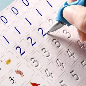 2026 New Model - Magic Handwriting Practice Book, a set of reusable writing practice books, pens, supplementary materials and a grip device, for schools and educational use, Tracing Preschool Books, Learning Materials, School Supplies