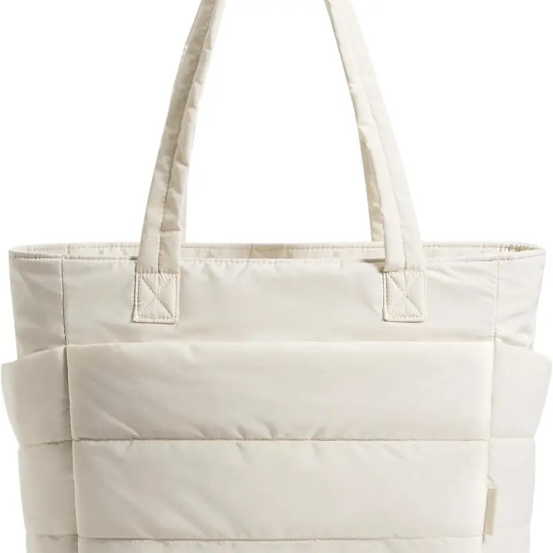 Tote Bag for Women Lightweight Puffy with Compartments Shoulder Handbag for Travel Work Gym Organized Storage