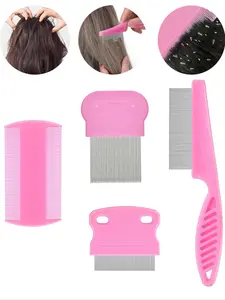 4pcs Dandruff Comb Set, Scalp Psoriasis Lice Comb, Fine Tooth Combs for Hair Care, Hair Styling Combs, Multi-Functional Massage Comb for Women
