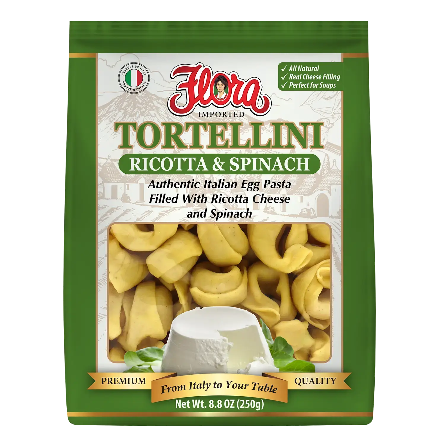 Tortellini - Ricotta & Spinach - 8.8 oz