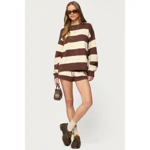 Riley Striped Knit Shorts