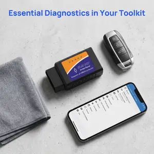 CarPal Bluetooth OBD2 Scanner All System Car Diagnostic Tool for iOS Android, Vehicle Health Check Smog Test 6 Maintenance Services