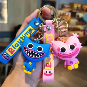 Cartoon Poppy Keychain Cute Car Key Chain Bag Pendant