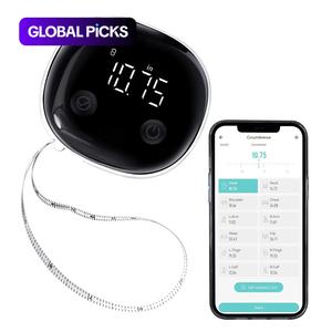 smart body tape measure, fsa hsa eligible approved measuring tape for body measurements device, retractable bluetooth-compatible monitoring body fat bmi tool for fitness shape, home essentials, tools and gadgets