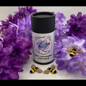 PEPPY PEPPERMINT FOOT BALM | ORGANIC PEPPERMINT FOOT BALM