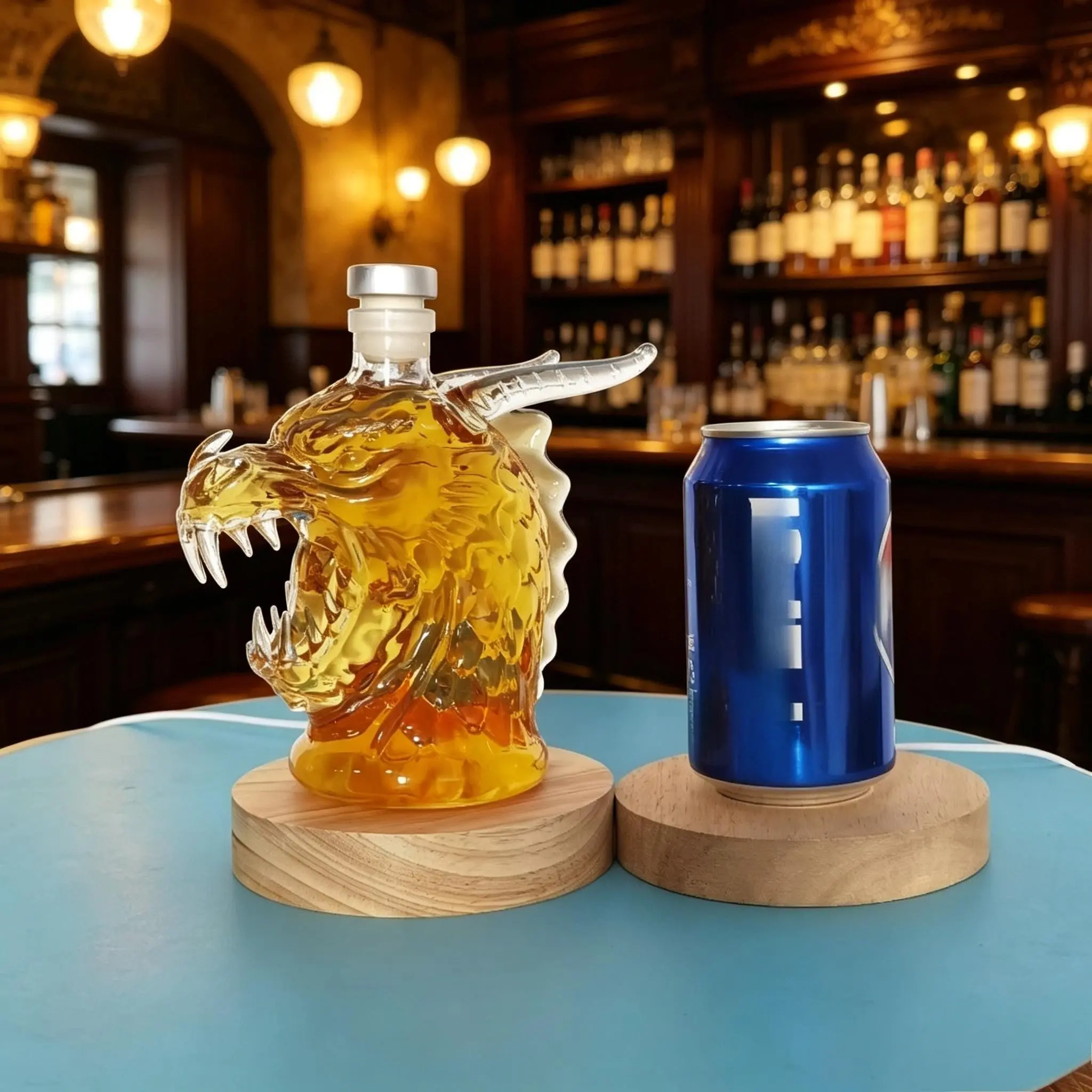 Eagle Whiskey Bottle Flask, Unique Dragon Head Design, High-Quality Material, Perfect Gift for Whisky Lovers, Durable and Stylish, Drinkware