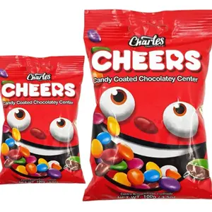 Charles Cheers Candy Coated Chocolatey Center - Sweet & Colorful Snack