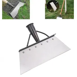 Garden Cleaning Shovel,Snow Shovel, Ice Scraper,Multifunctional Outdoor Garden Cleaning Shovel,Garden Scraper,Manganese Steel Patio & Farm Weed Remover Tool Shovel,Durable Metal Shovel,NO Handle