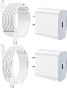 iPhone Charger Fast Charging 2 Pack Type C Wall Charger Block with 2 Pack [6FT&10FT] Long USB C to Lightning Cable for iPhone 14/13/12/12 Pro Max/11/Xs Max/XR/X,AirPods Pro