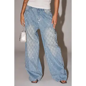 SHINE BRIGHT RHINESTONE DENIM