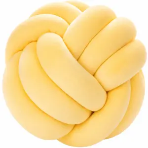 Handmade Round Knot Pillow Soft - Perfect for Cozy Nights Soft Cushions