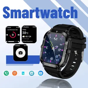 Mother's Day Gift:2026 smartwatch -2.01-inch display, answer/make/reject, wireless calling, all-weather testing, multifunctional sports watch, IP68 tracking kit, wireless calling, 100 sports modes, running, cycling, hiking